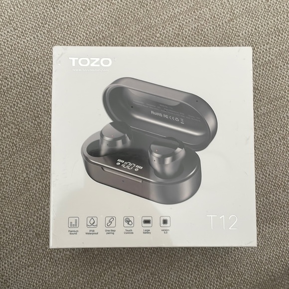 Wireless earbuds TOZO T12 rose gold - Picture 2 of 8